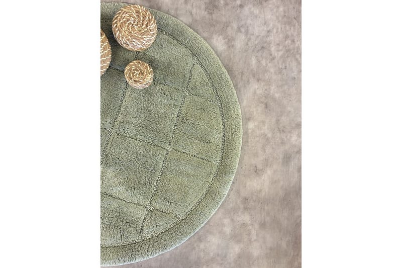 Badrumsmatta Square - 80x80 cm, Light Green - Inredning - Badrumsinredning - Badrumspall