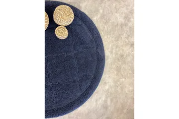 Badrumsmatta Square - 80x80 cm, Navy Blue - Textil & mattor - Matta - Badrumsmatta