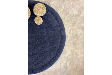 Badrumsmatta Square - 80x80 cm, Navy Blue - Textil & mattor - Matta - Badrumsmatta