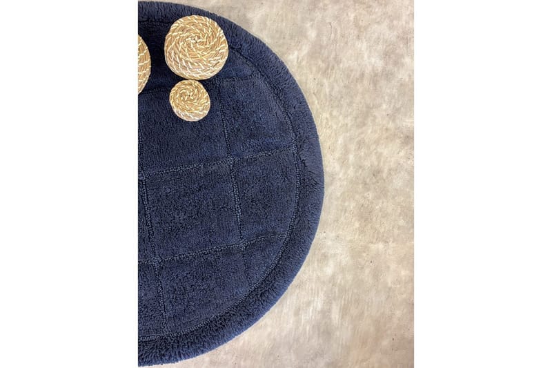 Badrumsmatta Square - 80x80 cm, Navy Blue - Textil & mattor - Matta - Badrumsmatta