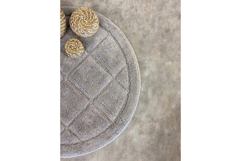 Badrumsmatta Square - 80x80 cm, Silver - Textil & mattor - Matta - Badrumsmatta