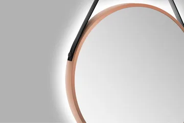 Allejaure Spegel 50 cm Rund - Koppar - Inredning - Badrumsinredning - Badrumsspegel