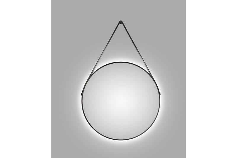 Allejaure Spegel 80 cm Rund - Svart - Inredning - Badrumsinredning - Badrumsspegel