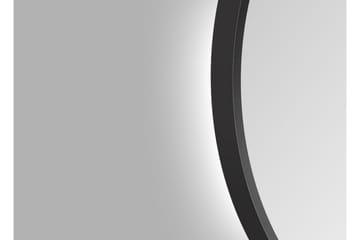 Allejaure Spegel 80 cm Rund - Svart - Inredning - Badrumsinredning - Badrumsspegel