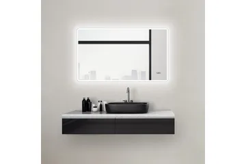 Aspsele Badrumsspegel 120x70 cm LED-belysning - Inredning - Badrumsinredning - Badrumsspegel