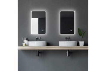 Aspsele Badrumsspegel 45x70 cm LED-belysning - Inredning - Badrumsinredning - Badrumsspegel