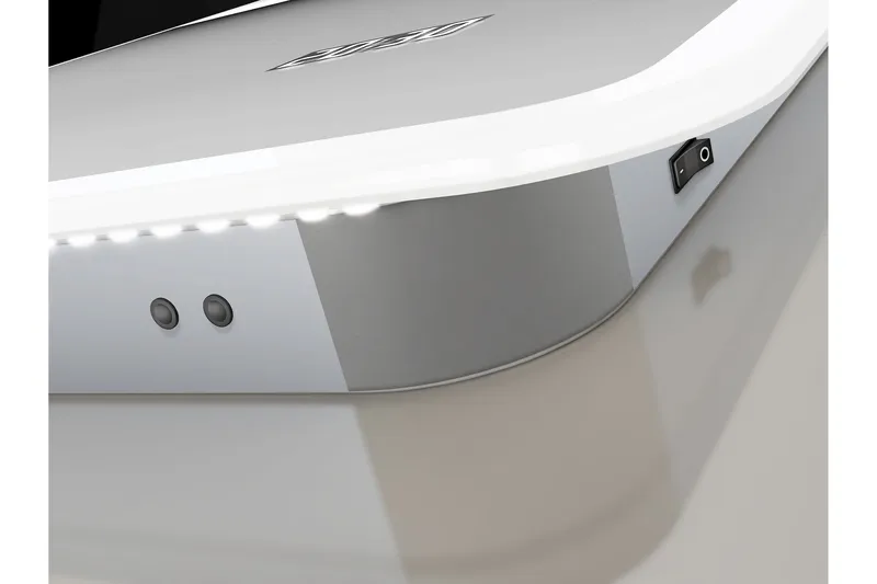 Aspsele Badrumsspegel 80x70 cm LED-belysning - Inredning - Badrumsinredning - Badrumsspegel