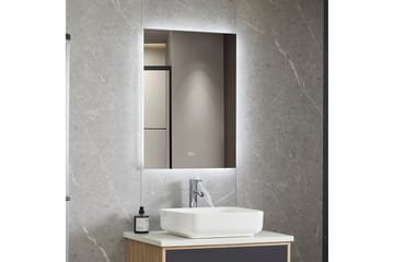 Badrumsspegel 60x80cm med LED-belysning och anti-fog - Lyfco - Inredning - Badrumsinredning - Badrumsspegel