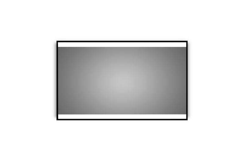 Badrumsspegel Almunge 70 cm LED-belysning - Svart - Inredning - Badrumsinredning - Badrumsspegel