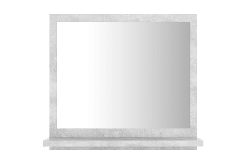 Badrumsspegel betonggrå 40x10,5x37 cm spånskiva - Grå - Spegel - Badrumsspegel