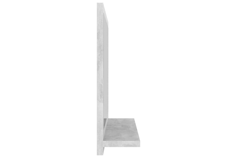 Badrumsspegel betonggrå 40x10,5x37 cm spånskiva - Grå - Spegel - Badrumsspegel