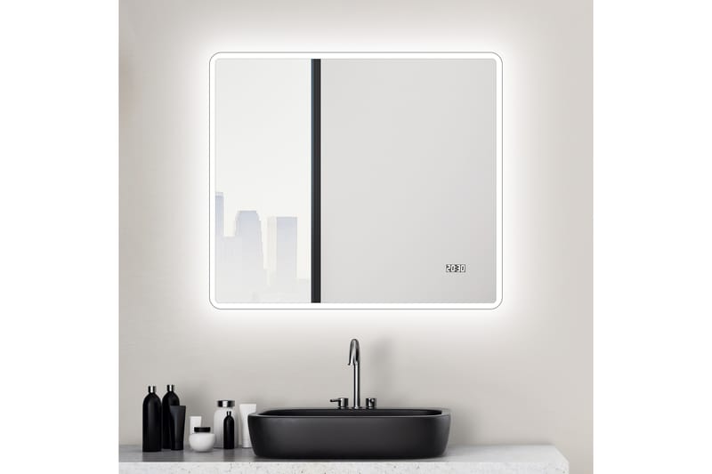 Badrumsspegel Elsabo 70 cm LED-belysning - Inredning - Badrumsinredning - Badrumsspegel