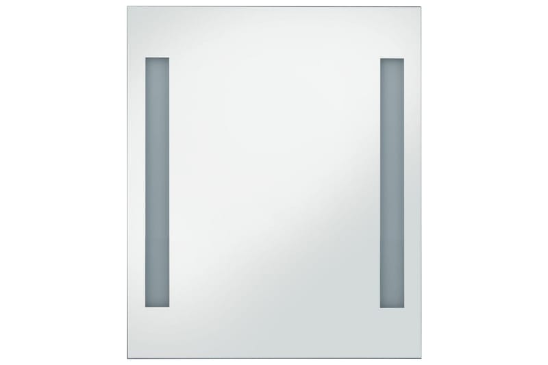 Badrumsspegel LED 50x60 cm - Silver - Badrumsspegel med belysning - Spegel - Badrumsspegel