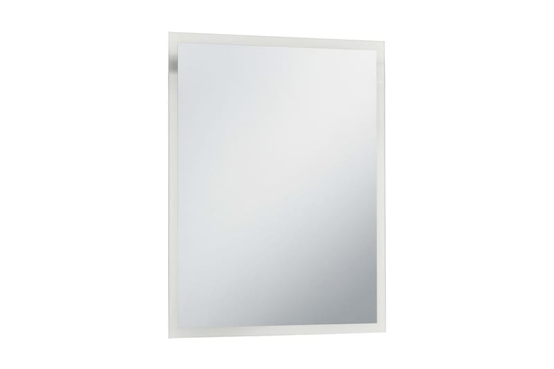 Badrumsspegel LED 50x60 cm - Silver - Badrumsspegel med belysning - Badrumsspegel - Spegel