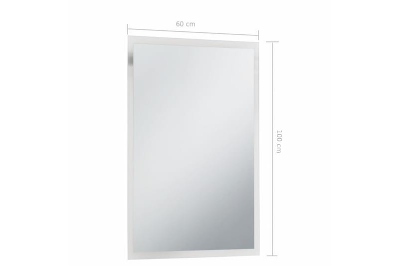 Badrumsspegel LED 60x100 cm - Silver - Spegel - Badrumsspegel