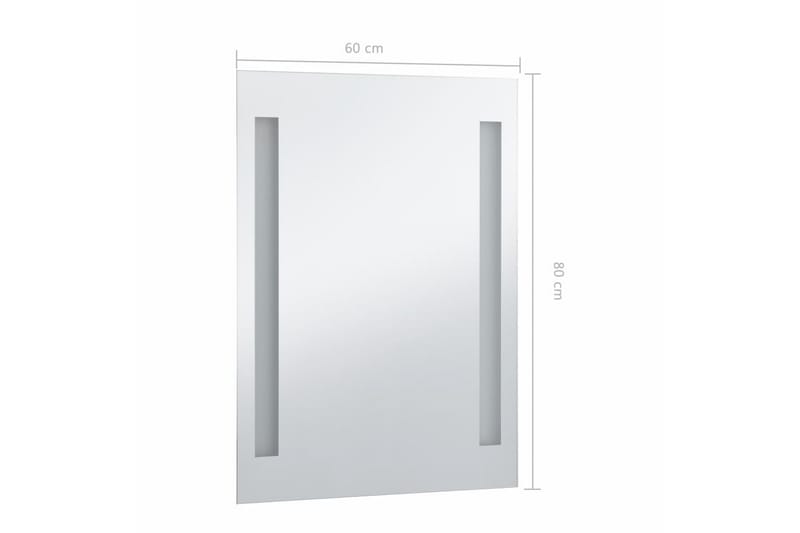 Badrumsspegel LED 60x80 cm - Silver - Spegel - Badrumsspegel