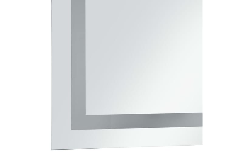 Badrumsspegel LED med touch-sensor 60x80 cm - Silver - Spegel - Badrumsspegel