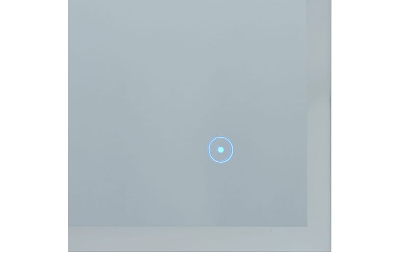 Badrumsspegel LED med touch-sensor 80x60 cm - Silver - Badrumsspegel