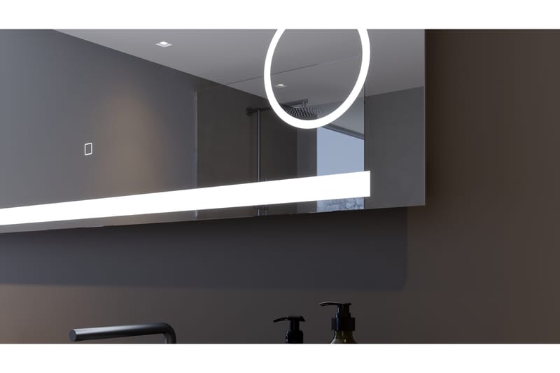 Badrumsspegel Sunnanfors 60 cm LED-belysning - Inredning - Badrumsinredning - Badrumsspegel
