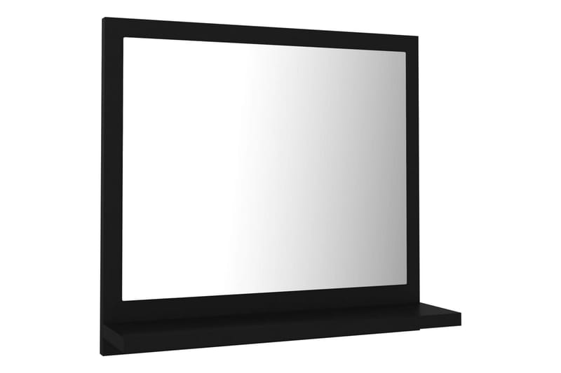 Badrumsspegel svart 40x10,5x37 cm spånskiva - Svart - Spegel - Badrumsspegel