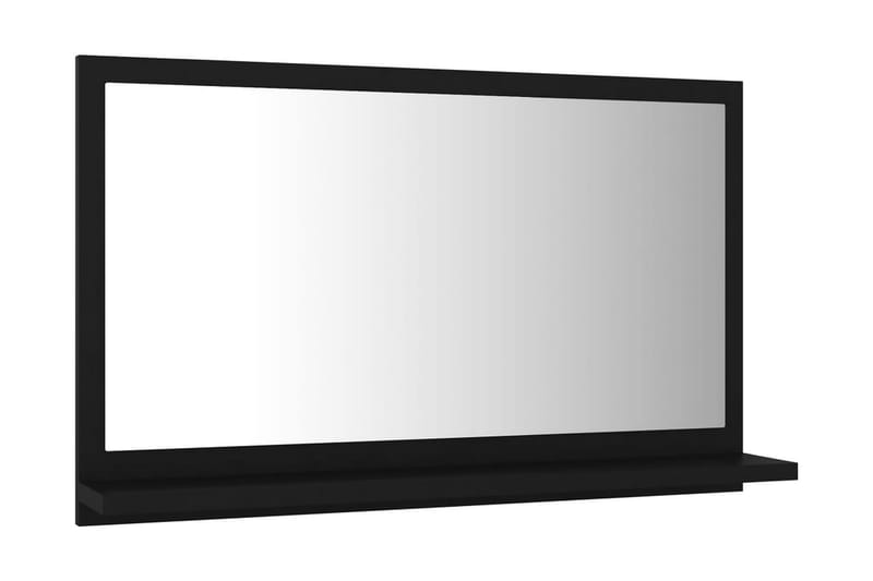 Badrumsspegel svart 60x10,5x37 cm spånskiva - Svart - Spegel - Badrumsspegel
