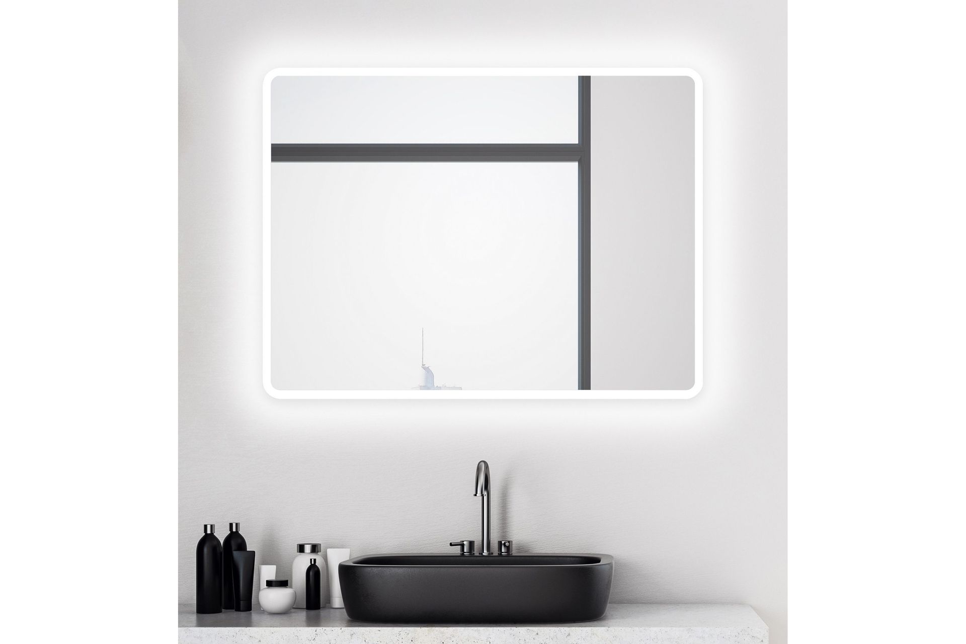 Dalkarl Spegel 80x60 cm - Silver