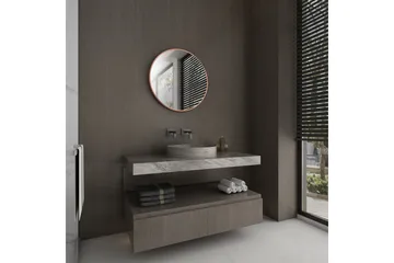 Digerberget Spegel 60 cm Rund - Koppar - Inredning - Badrumsinredning - Badrumsspegel