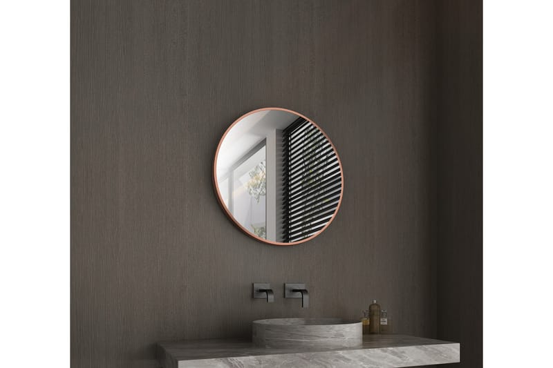 Digerberget Spegel 60 cm Rund - Koppar - Inredning - Badrumsinredning - Badrumsspegel