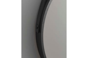 Djupqvior Spegel 55x55 cm Rund - Svart/Guld - Inredning - Badrumsinredning - Badrumsspegel