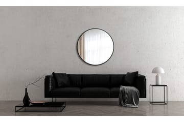 Gottsätter Spegel 100 cm Rund - Svart - Inredning - Badrumsinredning - Badrumsspegel
