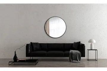 Gottsätter Spegel 100 cm Rund - Svart - Inredning - Badrumsinredning - Badrumsspegel