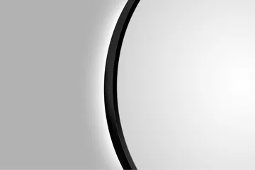 Gottsätter Spegel 60 cm Rund - Svart - Inredning - Badrumsinredning - Badrumsspegel