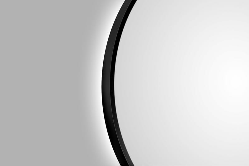 Gottsätter Spegel 60 cm Rund - Svart - Inredning - Badrumsinredning - Badrumsspegel