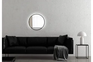 Gottsätter Spegel 60 cm Rund - Svart - Inredning - Badrumsinredning - Badrumsspegel