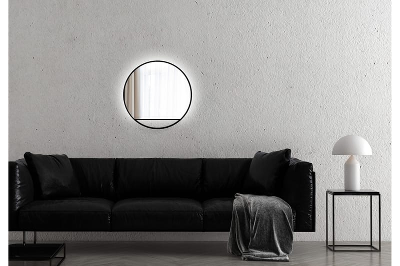 Gottsätter Spegel 60 cm Rund - Svart - Inredning - Badrumsinredning - Badrumsspegel