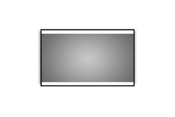 Knutby Badrumsspegel 120x70 cm LED-belysning - Svart - Inredning - Badrumsinredning - Badrumsspegel
