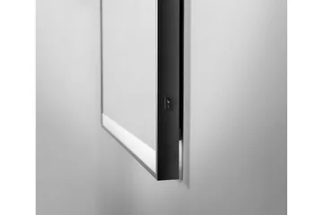 Knutby Badrumsspegel 80x60 cm LED-belysning - Svart - Inredning - Badrumsinredning - Badrumsspegel