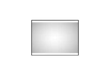Knutby Badrumsspegel 80x60 cm LED-belysning - Svart - Inredning - Badrumsinredning - Badrumsspegel