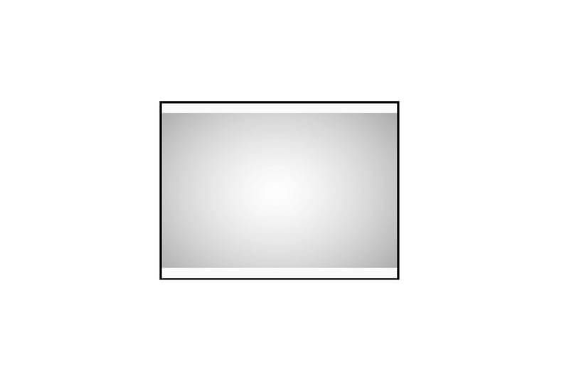 Knutby Badrumsspegel 80x60 cm LED-belysning - Svart - Inredning - Badrumsinredning - Badrumsspegel