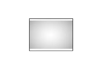 Knutby Badrumsspegel 80x60 cm LED-belysning - Svart - Inredning - Badrumsinredning - Badrumsspegel