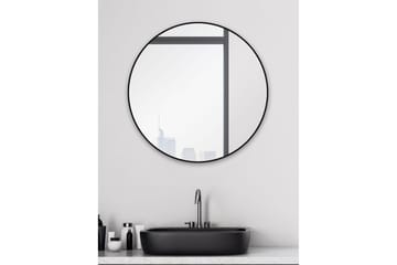 Knutby Väggspegel 60 cm - Svart - Inredning - Badrumsinredning - Badrumsspegel