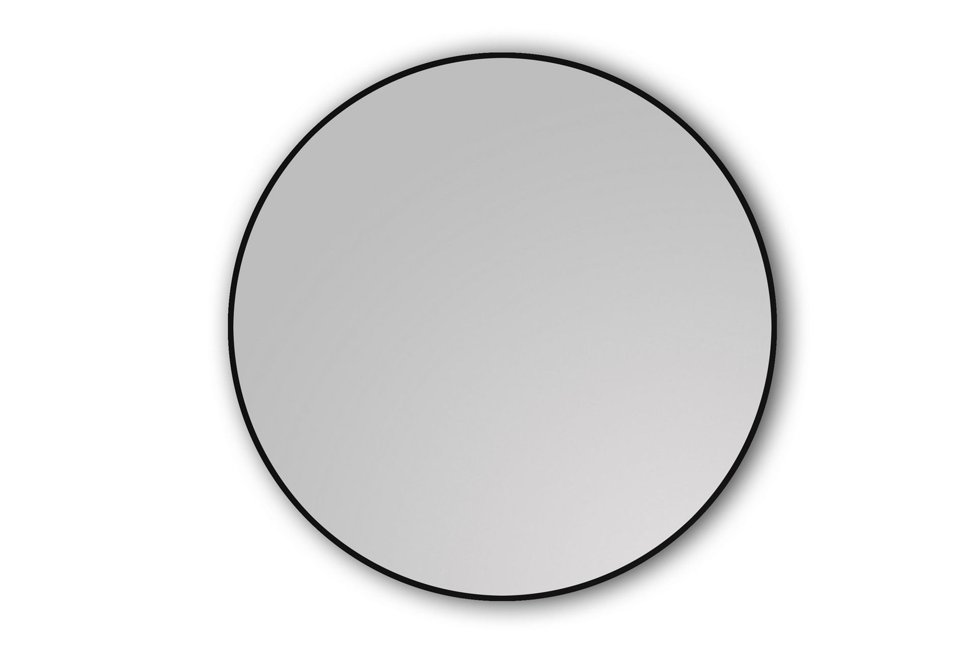Knutby Väggspegel 60 cm - Svart