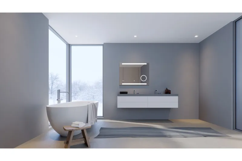 Kolerud Spegel 80x60 cm - Silver - Inredning - Badrumsinredning - Badrumsspegel