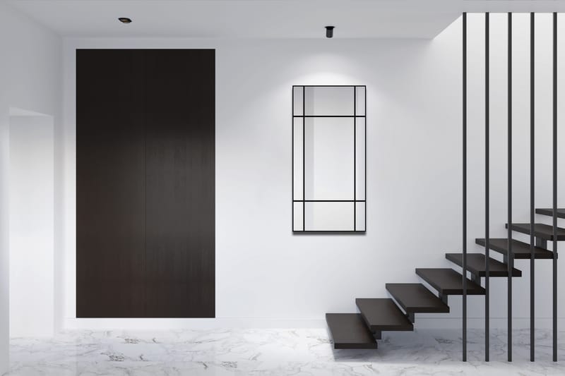 Lannabruk Spegel 60x120 cm - Svart - Inredning - Badrumsinredning - Badrumsspegel