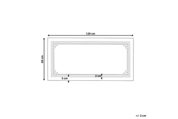 Badrumsspegel med LED Avranches - Inredning - Badrumsinredning - Badrumsspegel