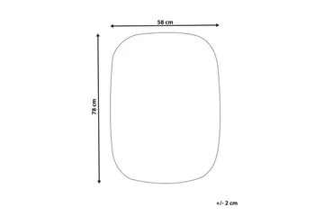 Badrumsspegel med LED Bergerac - Inredning - Badrumsinredning - Badrumsspegel