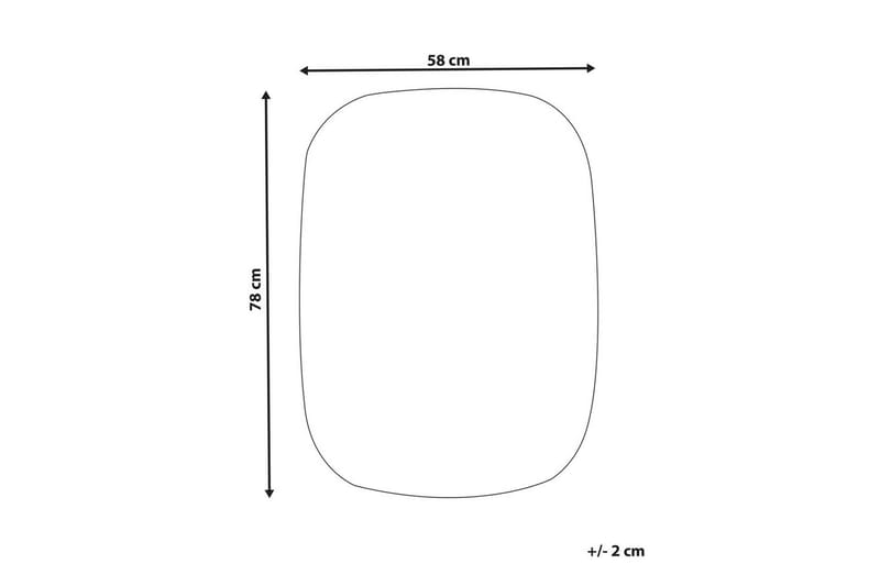 Badrumsspegel med LED Bergerac - Inredning - Badrumsinredning - Badrumsspegel