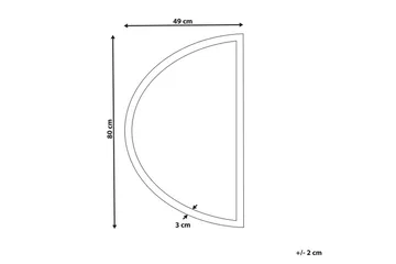 Badrumsspegel med LED Bezons - Inredning - Badrumsinredning - Badrumsspegel