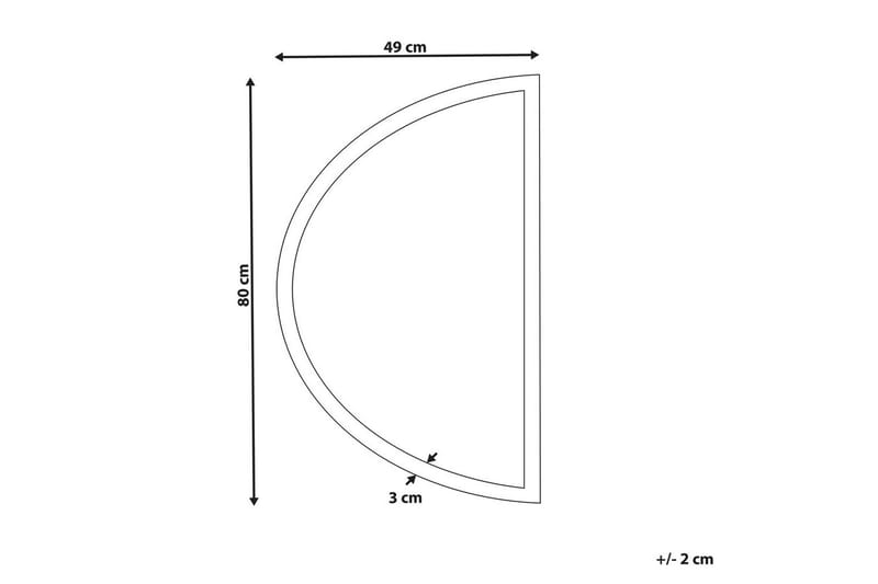 Badrumsspegel med LED Bezons - Inredning - Badrumsinredning - Badrumsspegel