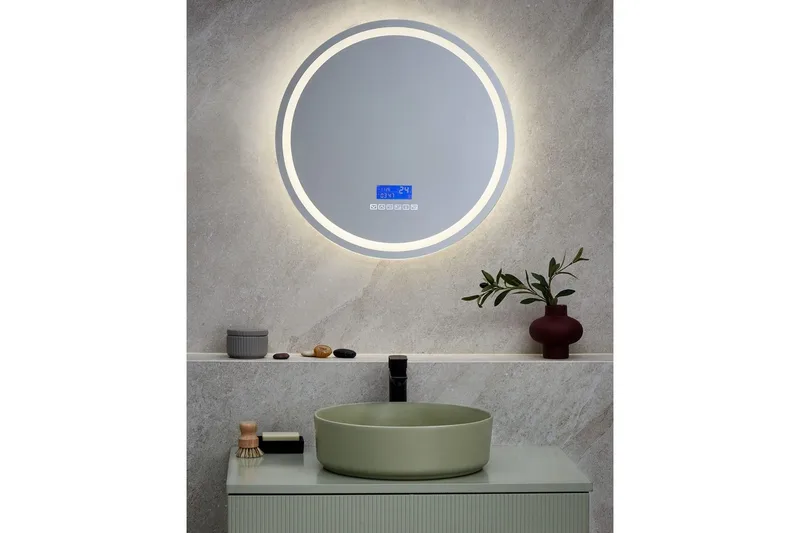 Badrumsspegel med LED Brognon - Inredning - Badrumsinredning - Badrumsspegel